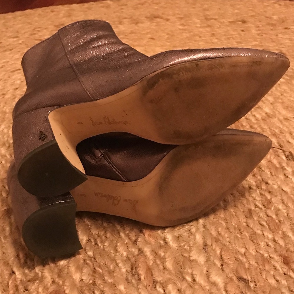 Sam Edelman Shine Subtle Silver Bootie - Picture 6 of 6